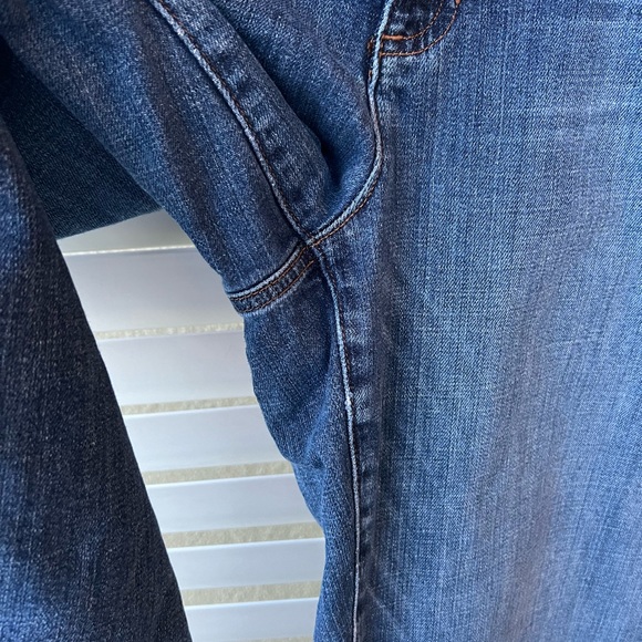 Eileen Fisher Women's Blue Organic Cotton Blend Crop Jeans Size 10 R5BD - Picture 9 of 10